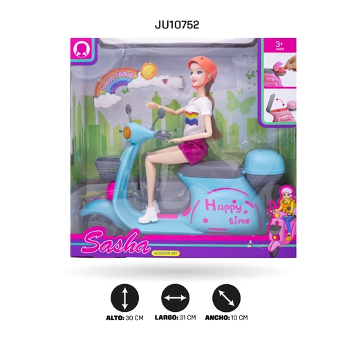 [JU10752] SET DE MUÑECA DE CUERPO COMPLETO DE 11,5 PULGADAS [51841]