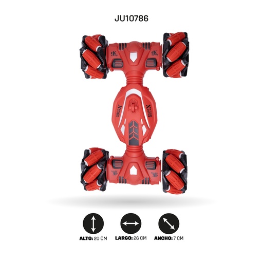 [JU10786] COCHE RADIOCONTROL 2.4G 9 FUNCIONES, CON LÍNEA USB [CK918-17]