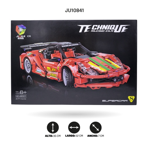 [JU10841] COCHES DE RETROCESO X433 PIEZAS [48001]