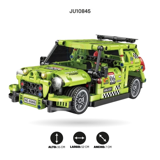 [JU10845] COCHE DE CARRERAS X502 PIEZAS [48006]