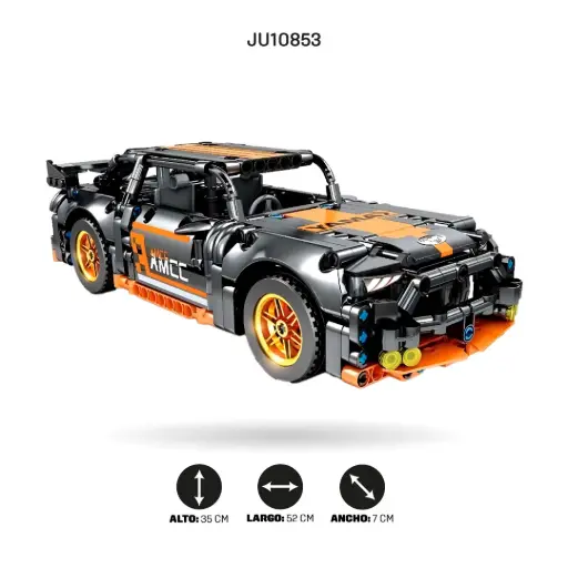 [JU10853] AUTO ARMABLE DE RETROCESO-461 PIEZAS [48017]