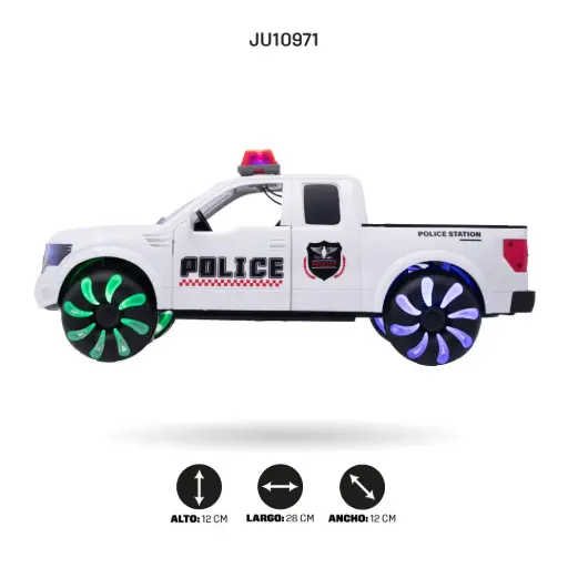 [JU10971] CARRO DE POLICIA A BATERIA [ZR195]