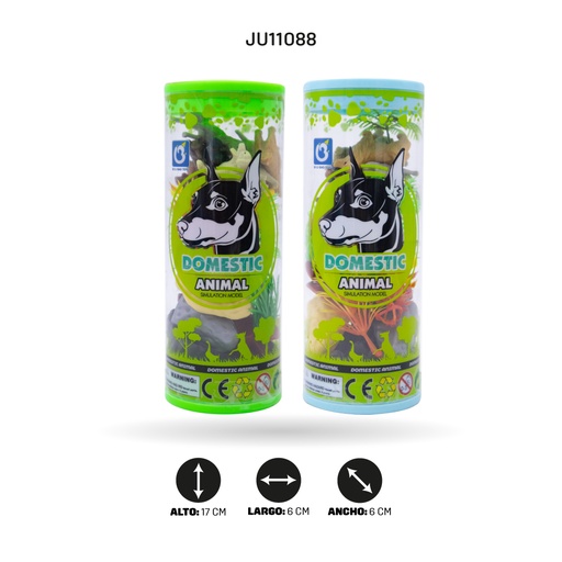 [JU11088] FIGURAS DE PERROS Y CERCA [TQ260-8C]