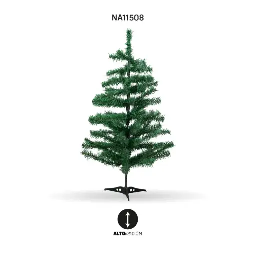[NA11508] ARBOL DE NAVIDAD 210 CM- 450 T [PAC5615]