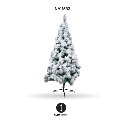 [NA11533] ARBOL DE NAVIDAD CON NIEVE 150 CM-150 PINES[PAC5669]
