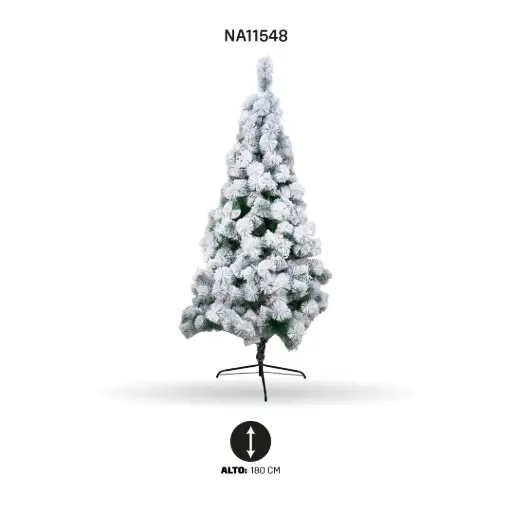 [NA11548] ARBOL DE NAVIDAD CON NIEVE 180 CM-240T [PAC5670]