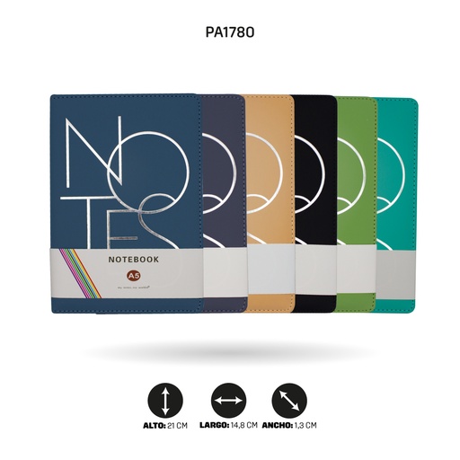 [PA1780] AGENDA NOTEBOOK 100 HOJAS 25-80 [PAC4765]