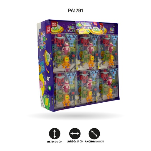 [PA1791] BORRADOR ROBOTS QH-8762 BOX 24 [PAC4609]