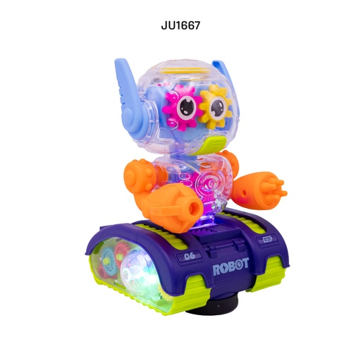 [JU1667] ROBOT CON ENGRANAJES CON LUZ Y SONIDO [662B-1]