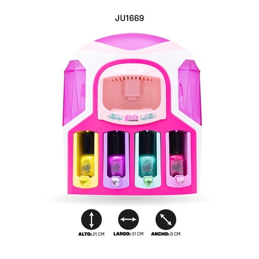 [JU1669] SET DE MÁQUINA DE ARTE PARA UÑAS [MBK-398]