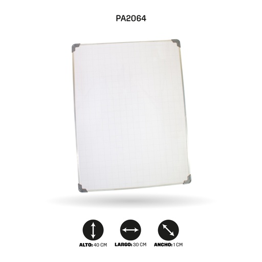[PA2064] TABLERO NACIONAL CUADRICULADO 30CM X 40CM