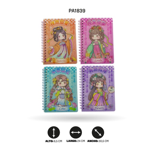[PA1839] AGENDA HOLOGRAFICA XX-64929 DE NIÑAS JAPONESAS DISPL X24 [PAC4569]