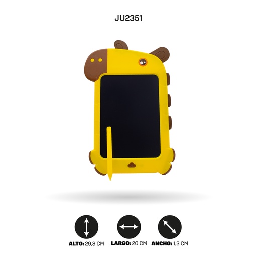 [JU2351] TABLET DE DIBUJO JIRAFA LCD [PAC4726]