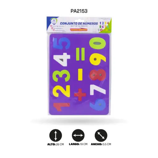 [PA2153] DIDACTICOS FOAMY -NÚMEROS [PAC5869]