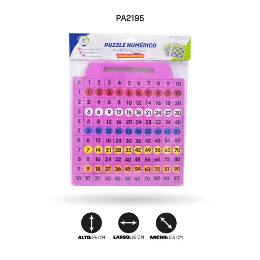 [PA2195] DIDACTICOS FOAMY -NÚMEROS PUZZLE [PAC5871]