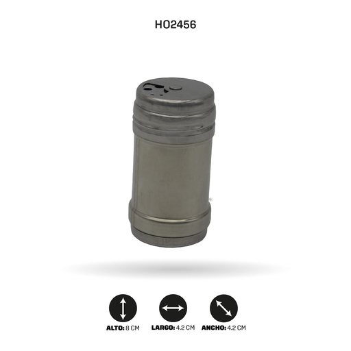 [HO2456] SALERO METALICO . 8x4CM [PAC5310]