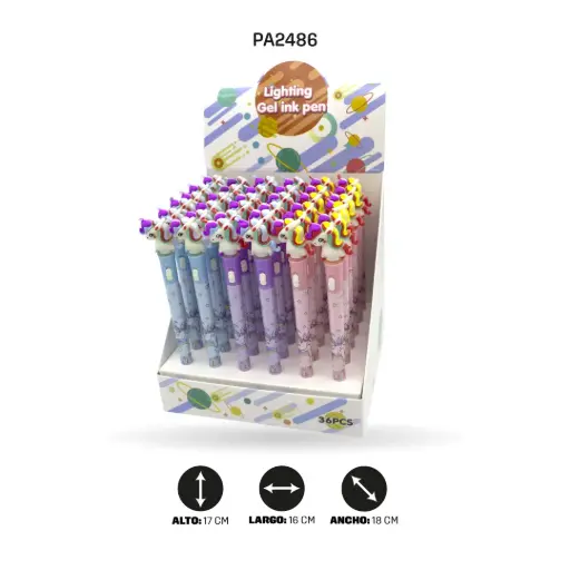 [PA2486] BOLIGRAFO 810 UNICORNIO [PAC4582] DISPLAY X 36