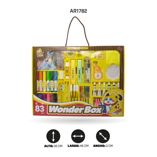 [AR1782] SET DE ARTE 83PCS DQC29002 [PAC4885]