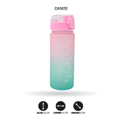 [CA1972] TERMO PLASTICO CON STICKERS x JUEGO [PAC5860]