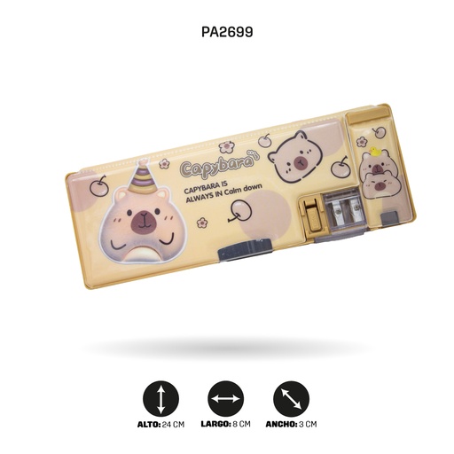 [PA2699] ESTUCHE DE LAPICERO CAPYBARA XPM-533-50 [PAC5859]