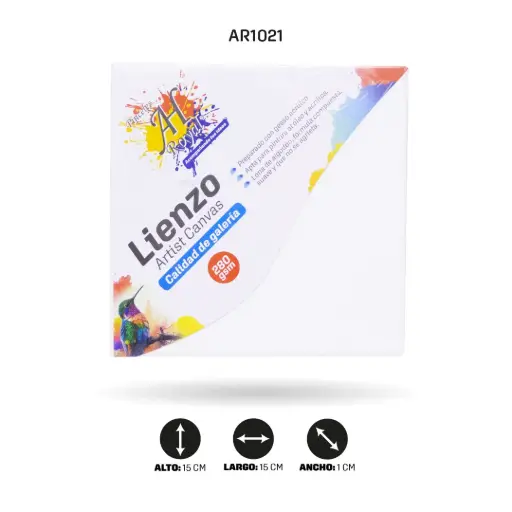 [AR1021] LIENZO AH ROYAL, 15X15CM [PAC5915]