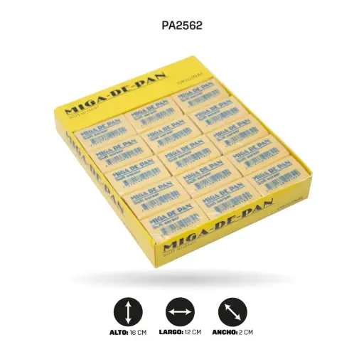 [PA2562] BORRADOR MIGA DE PAN AMARILLO MEDIANO [PAC20140-2562]