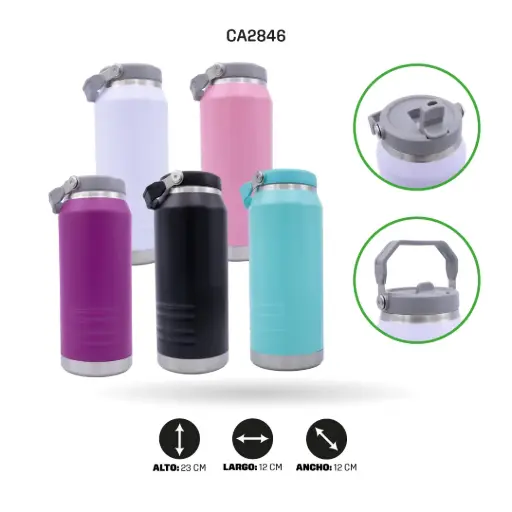 [HO2846] TERMO TERMICO CON MANIJA 1200ML [PAC5904]