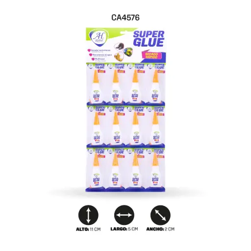 [CA4576] PEGANTE AH ROYAL SUPER GLUE [PAC6417-342] DISPLAY X 12