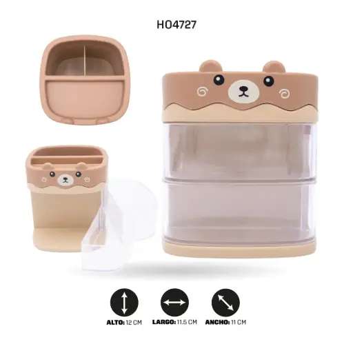 [HO4727] ORGANIZADOR FIGURA DE OSO GF27659 [PAC6531]